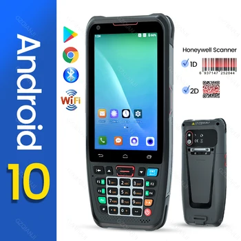 Android 10 El Terminali PDA Honeywell Barkod Tarayıcı 1D 2D Tarayıcı Taşınabilir Veri Toplayıcı ile 4G WıFı Bluetooth NFC