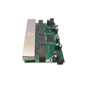 Wanglink Realtek Yonga Seti Ters POE Anahtarı PCB kartı 8 Port 10/100/1000M Ethernet Ters RPOE Anahtarı Desteği Vlan