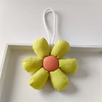 Kawaii Anahtarlıklar Çiçekler Anahtarlık Kumaş Mini Çanta Aksesuarları Kadın Sevimli Çanta Kolye Hediye Toptan Ürünler İş için