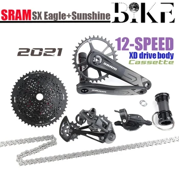 SRAM SX Kartal 1x12 hız Kiti DUB 175 170mm Tetik Değiştiren Arka Attırıcı Aynakol Kaset 9-50T XD Bisiklet Aksesuarları