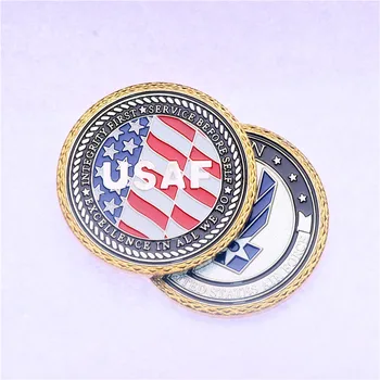 Para Kaybetmek Büyük Satışlar!! ABD Hava Kuvvetleri Gazileri Onur Madalyası Mücadelesi Coin-USAF Askeri Fan Coin