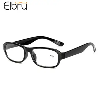 Elbru Diyoptri + 1to + 4 Kadın okuma gözlüğü Ultralight Rahat Erkekler Hipermetrop Gözlük Bilgisayar Reçete Büyütmek Gözlük
