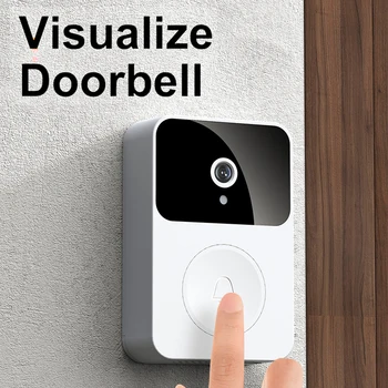 Kablosuz Kapı Zili Güvenlik Video İki yönlü Ses kapı zili Ev Açık Elektronik Halka Hoparlör Görünür İnterkom