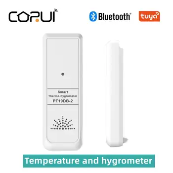 CORUI Tuya akıllı bluetooth Termometre Higrometre Akıllı Ev Kapalı Yüksek hassasiyetli Sensörü Nem Ölçer App Uzaktan Kumanda