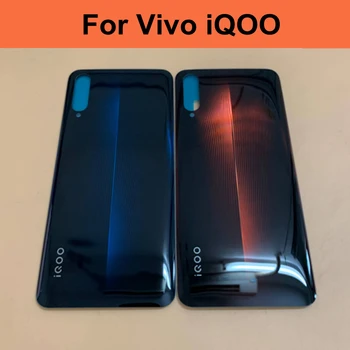 Vivo iQOO için arka kapak Arka Kapı Camı Konut vivo İQOO İçin Pil Kapağı İQ00 arka kabuk