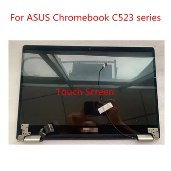 Ücretsiz kargo ASUS 15.6 inç Chromebook C523N C523NA C523 dokunmatik ekran Üst Yarım LCD ekran değiştirme