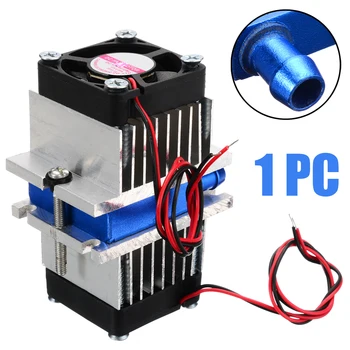 1 Takım Mini Klima DIY Kiti Termoelektrik Peltier Soğutucu Soğutma Soğutma Sistemi + Fan Ev Aracı İçin