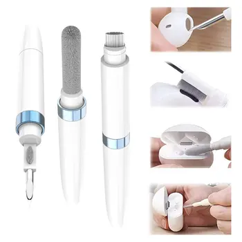 Huawei Kulaklık İçin Airpods Pro İçin 1 2 Kalem Fırça Mavi Diş Kulaklık Temizlik Araçlar Kalem Temizlik Temizleyici Seti Temizlik Dava 