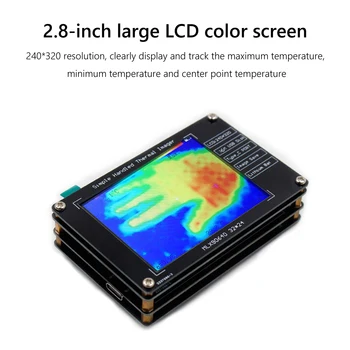 MLX90640 Kızılötesi Sıcaklık Sensörleri Hafif 2.8 İnç Kızılötesi Termograf Kamera USB Şarj Endüstriyel Bileşenler için