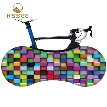 HSSEE 2020 moda bisiklet kapalı tozluk yüksek kaliteli elastik kumaş solmayan MTB yol bisiklet lastiği koruma kapağı