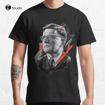 Dmitri Shostakovich Ünlü Besteci klasik tişört pamuklu tişört