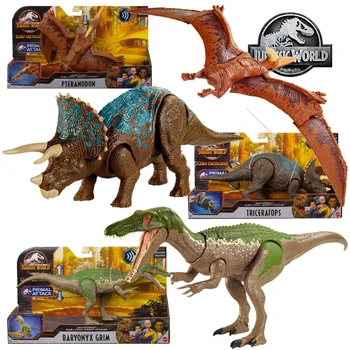 Jurassic Dünya Oyuncaklar GVH65 Ses Grev Baryonyx Grim Triceratops Pteranodon Dinozor Eylem şekilli kalıp Oyuncaklar Eylem Çocuk Hediye