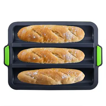 1 adet ekmek tavası tost ekmeği Kalıp Kek Kalıbı Silikon Ekmek Pasta Pişirme Bakeware DIY Yapışmaz tava Pişirme Malzemeleri Fransız Ekmeği