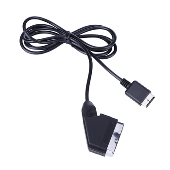 1.8 m RGB Scart Kablosu Sony PS PS1 PS2 PS3 TV AV Kurşun Yedek Bağlantı Oyun Kablosu Tel PAL / NTSC Konsolları