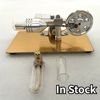 Sıcak Hava Stirling Motor Motor Modeli Elektrik Jeneratörü LED Fizik eğitici oyuncak doğum günü hediyesi Stokta