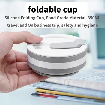 Yaratıcı Taşınabilir Katlanır Kahve süt kupası Geri Çekilebilir Spor Ev Açık Seyahat Silikon Çocuk su kupası Taşıması Kolay