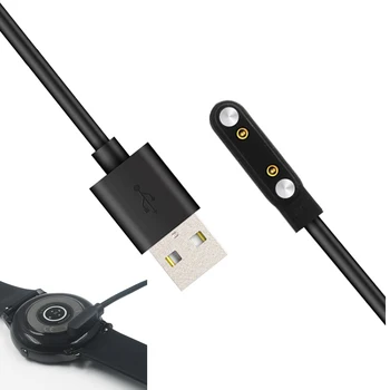 Smartwatch Dock Şarj Adaptörü Manyetik USB Şarj Kablosu Taban Kablosu Tel Xiaomi Youpin Imılab KW66 Akıllı izle Aksesuarları