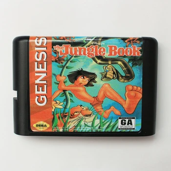 Orman Kitabı İçin 16 Bit Oyun Kartı Sega Mega Sürücü ve Sega Genesis