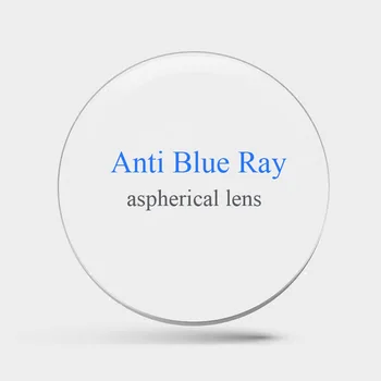 1.56 1.61 1.67 Anti mavi ışık ışını CR-39 reçine asferik optik reçete lensler miyopi hipermetrop presbiyopi gözlük Lens