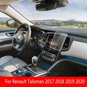 Temperli Cam filmi Renault Tılsım 2017 2018 2019 2020 Araba Navigasyon Ekran Koruyucu araba iç Aksesuarları