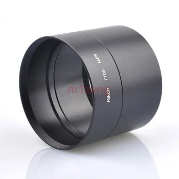 58mm 58mm filtre dağı metal lens adaptörü Tüp Halka nikon Coolpix p7700 kamera