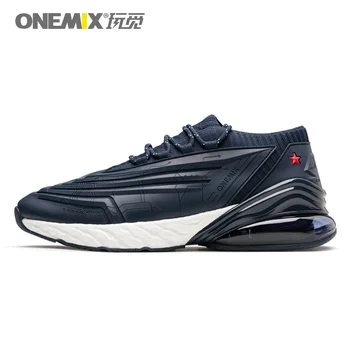 ONEMIX Erkekler Spor koşu ayakkabıları Müzik Ritim erkek Sneakers Açık Atletik Koşu yürüyüş seyahat Ayakkabı Boyutu AB 39-47