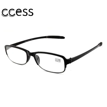 Yeni Moda TR90 okuma gözlüğü Kare Siyah Çerçeve Unisex Ultra hafif Presbiyopi Gözlük Kadın Erkek Gafas + 1.0 İla + 4.0