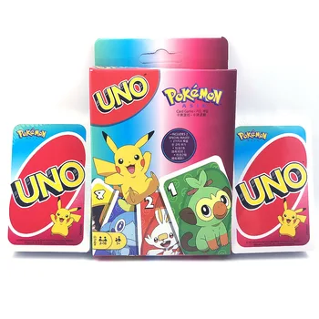 Uno tam aralıklı vahşi flip süper mario pokemon anime oyun kartı aile eğlence parti eğlence kurulu oyunu eğlenceli poker oyuncak hediye