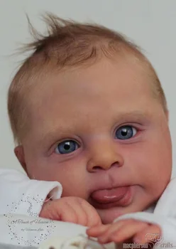 20.5 inç Yeniden Doğmuş Bebek Boş Kiti Sebby Cassie Brace Yumuşak Dokunmatik Gerçekçi DIY Parçaları