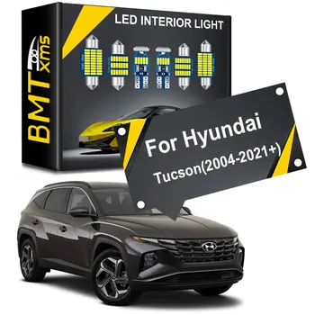 Hyundai Tucson NX4 için BMTxms Canbus iç Aydınlatma LED'i 2004 2005 - 2016 2017 2018 2019 2020 2021 Araba LED ışıkları aksesuarları