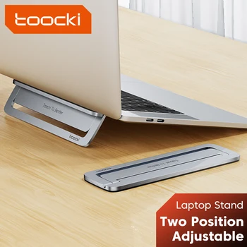 Toockı laptop standı Alüminyum Ayarlanabilir dizüstü bilgisayar tutucu MacBook için Taşınabilir Katlanabilir Dizüstü Standı Dizüstü 13 İla 15.6 inç