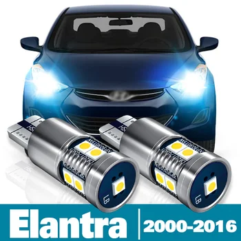 2 adet LED park lambası Hyundai Elantra İçin 3 4 Aksesuarları 2000-2016 2008 2009 2010 2011 2012 2013 2014 2015 Gümrükleme Lambası