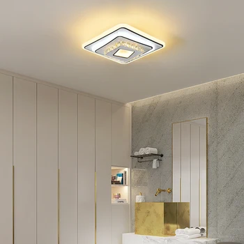 Modern Minimalist tavan ışıkları moda kristal koridor koridor giriş lambası kişilik yaratıcı vestiyer koridor Led lamba
