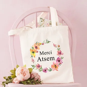 Merci Atsem Moda Çanta kol çantası Çanta Kadın Çantası Alışveriş Basit Eko Çiçek Baskı Okul Kitap çanta Atsem Hediyeler