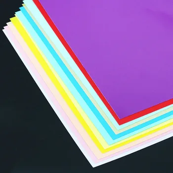 5 Adet/takım renkli ısı Shrink levha plastik sihirli kağıt Levha eğitim DIY el sanatları wzpı
