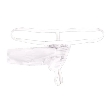 2022 Erkek T-külot Seksi Moda Fil Sandıklar Tanga Buz İpek G-string See-Through Bikini Alt Külot erkek Erotik İç Çamaşırı