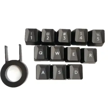 12 Adet Yumru Klavye Keycaps logitech G413 G910 G810 G310 G613 K840 Romer-G Anahtarı Mekanik Klavye Arkadan Aydınlatmalı Klavye Tuş Takımı