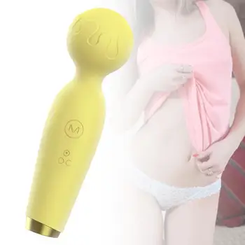 BDSM Titreşimli Masaj Tek nokta Titreme Evrensel Silikon Klitoris Stimülatörü Masturbator masaj sopası Kadınlar için Seks oyuncakları