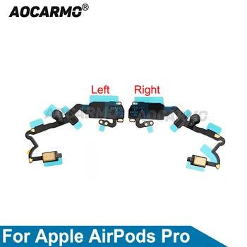 Aocarmo Sol Ve Sağ Kulaklık Mic Mikrofon Flex apple için kablo AirPods Pro Yedek Parçalar