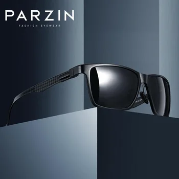 PARZIN Polarize Güneş Gözlüğü Erkekler Alüminyum Magnezyum Alaşımlı Büyük Çerçeve Spor Güneş Gözlüğü Erkek sürüş gözlükleri Yeni 8281