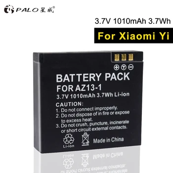 PALO AZ13-1 AZ 1 ADET kamera pil 1010 mah 3.7 v li ion dijital kamera bateria batterias xiaomi-xiaoyi spor kamera