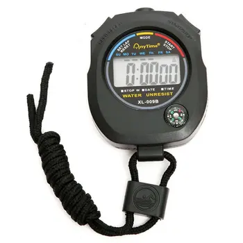 YENİ Dijital Kronometre XL-013 Chronograph Bileklik Alarm AM PM 24H Saat İzle Koşucu Spor
