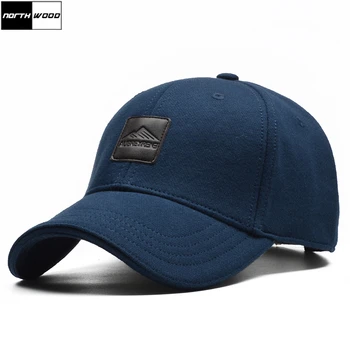 [NORTHWOOD] Yüksek Kalite Marka Erkek pamuklu beyzbol şapkası Kadın Snapback Şapka Katı Baba Şapka %100 % Pamuk Kemik kamyon şoförü şapkası Yetişkin İçin