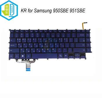 Kore klavye dizüstü bilgisayar arkadan aydınlatmalı klavyeler Samsung 950SBE NP950SBE NT950SBE 951SBE KR QWERTY arkadan aydınlatmalı Bilgisayar KB Yeni