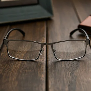 GLAUSA Basit miyopi gözlük öğrenciler moda metal miyopi gözlük göz koruma mavi film gözlük erkekler ve kadınlar için