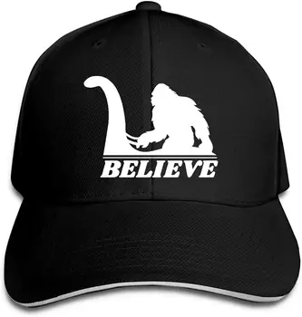 Bigfoot Sasquatch Sürme Loch Ness Canavar Unisex beyzbol şapkası Ayarlanabilir Şapka Sandviç Kap Hip Hop Şapka kamyon Şoförü baba şapkası