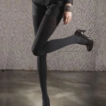 Femme Strumpfhose Klasik Seksi Kadın Siyah Opak Ayaklı Tayt Külotlu Çorap Kalın Tayt Çorap Kadın Bahar Sonbahar Tayt