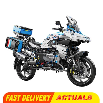 1: 5 Yüksek Teknoloji Şehir Spor Hızlı Yarış Motosiklet Motosiklet Lokomotif Moc Modüler Tuğla Modeli Yapı Taşı Çocuk Hediye Oyuncak T4022