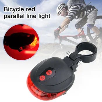 Yeni kalite bisiklet lazer ışıkları yanıp sönen LED lamba arka stop arka bisiklet Bisiklet bisiklet güvenlik uyarı led'i ışık modları