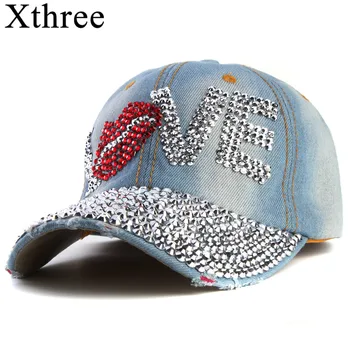 Xthree ucuz beyzbol şapkası kaliteli taklidi kap aşk mektubu snapback şapka erkekler ve kadınlar için